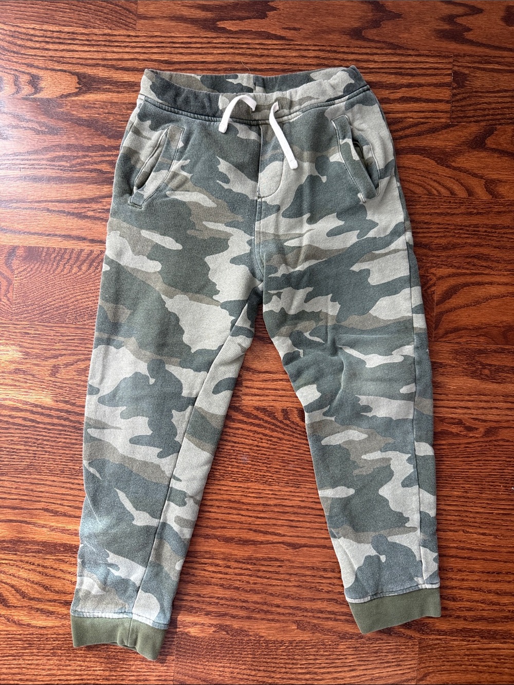 Crewcuts Boys Green Camo Sweatpants